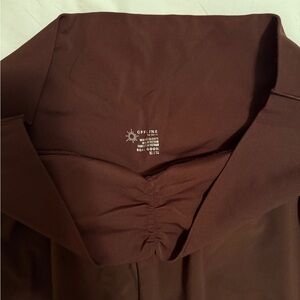 OFFLINE Brown Flowy Shorts